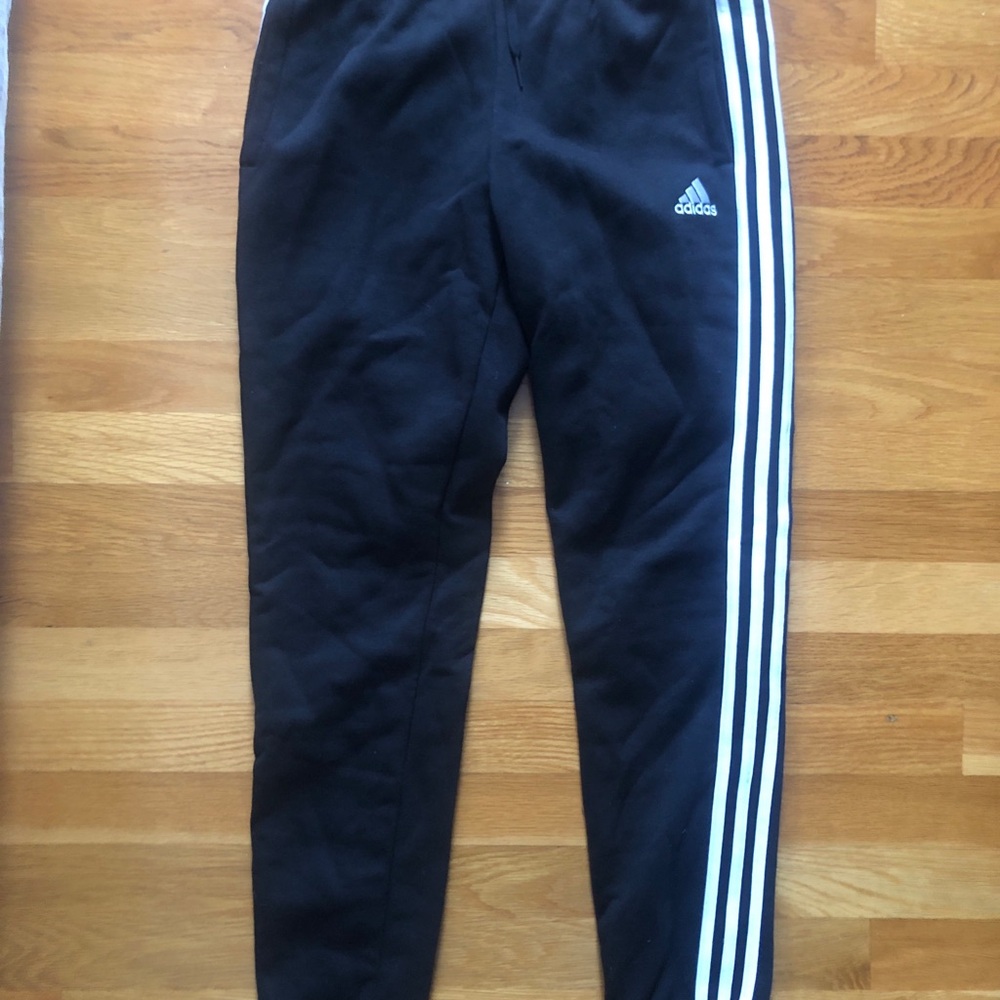 Adidas Black joggers-women’s